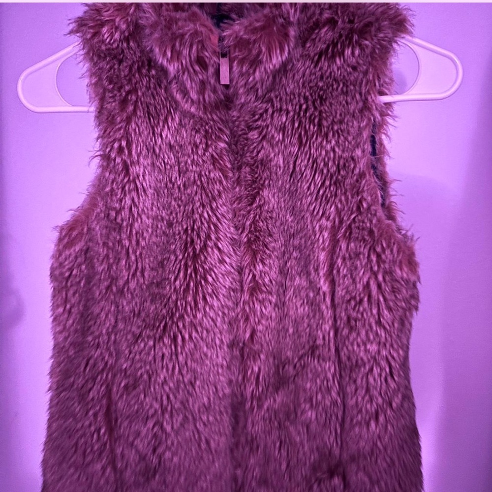 fur vest